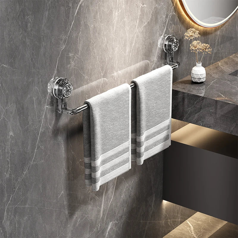 Toallero Extensible Adhesivo: Sin Taladro para Baño y Cocina