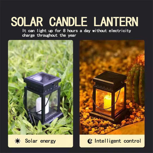 Decorative Solar Candle Lamp for Garden & Pathway
