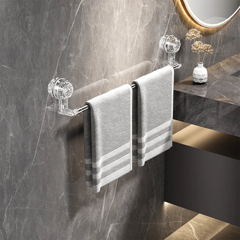 Toallero Extensible Adhesivo: Sin Taladro para Baño y Cocina