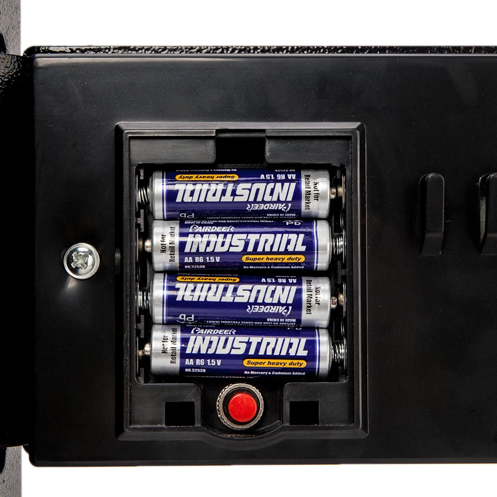 Caja Fuerte U17E Negra Electrónica para Hogar con Placa de Acero y Clave Digital
