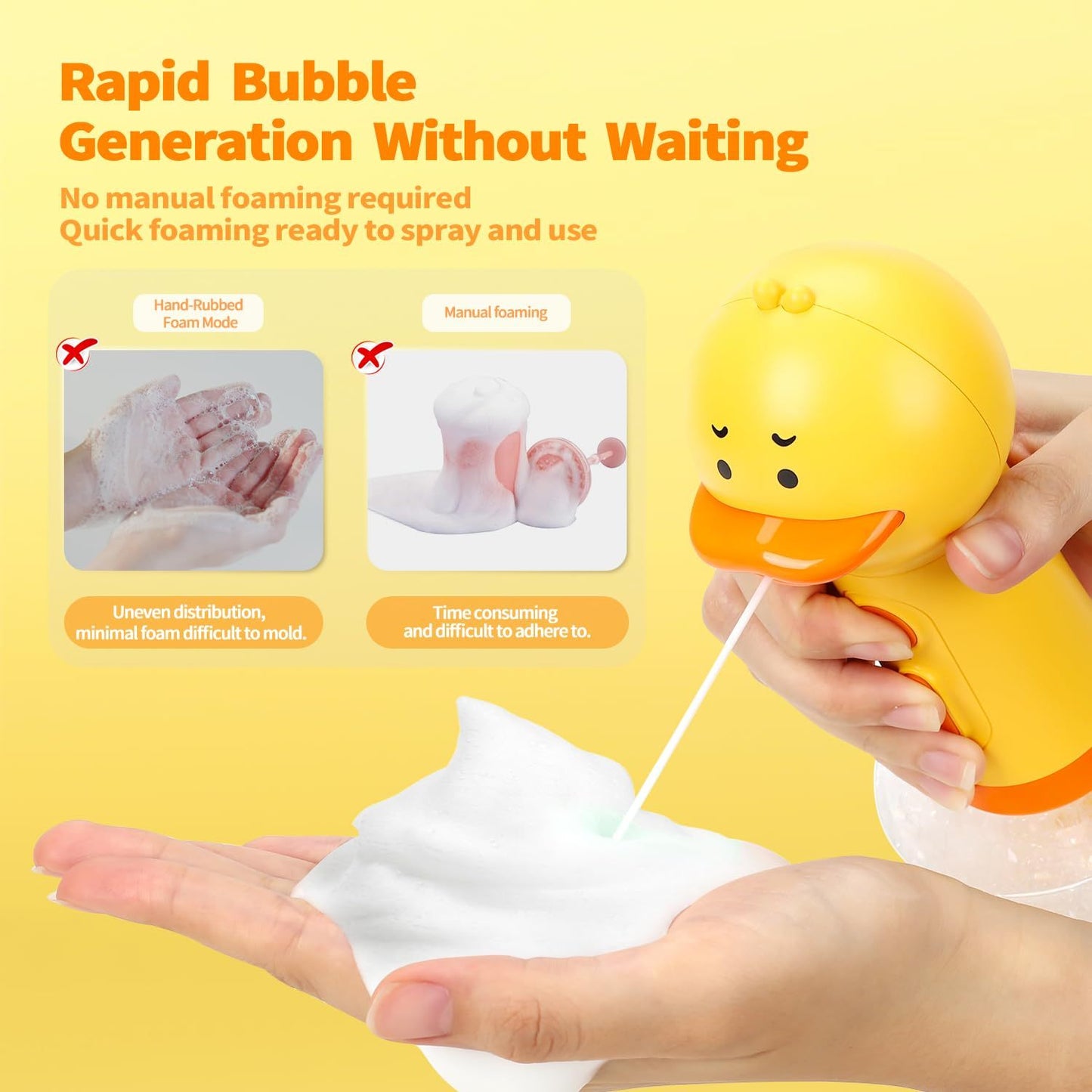 Automatic Foaming Dog Soap Dispenser & Silicone Bath Brush – Easy Pet Grooming