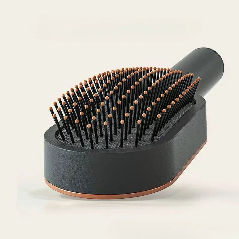 Cepillo de Pelo Auto-Limpiante  Masaje Capilar y Antiestático