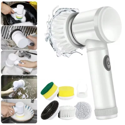 Electric Spin Scrubber con 5 Cepillos Limpieza ...


