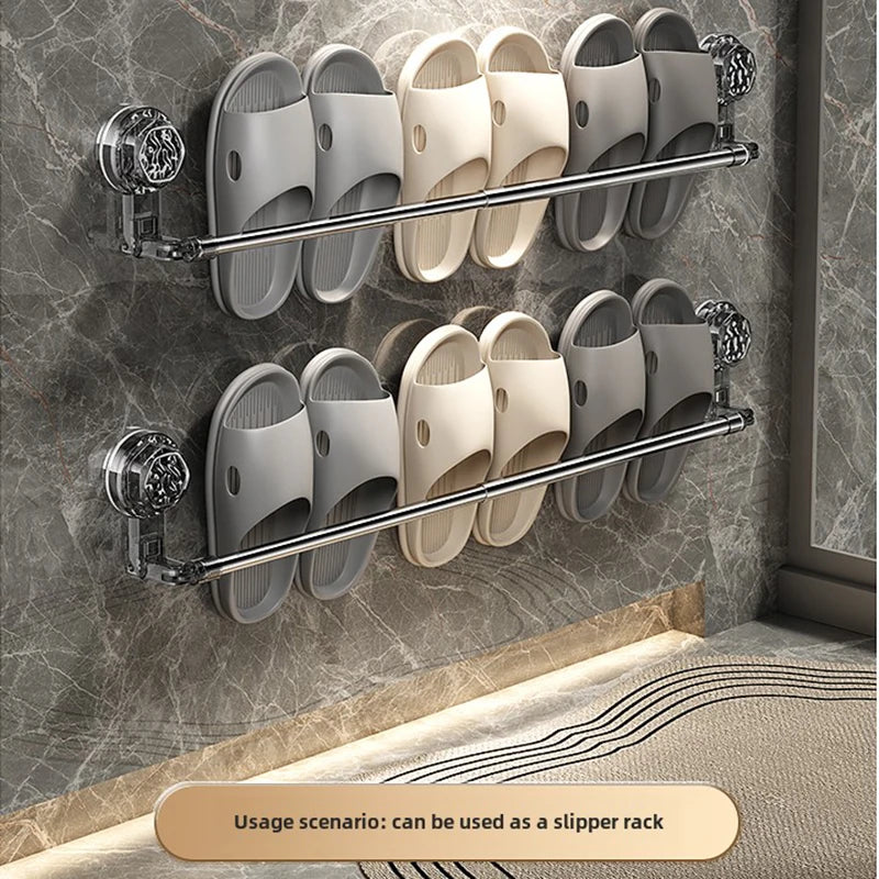 Toallero Extensible Adhesivo: Sin Taladro para Baño y Cocina
