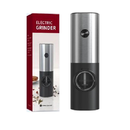 Molinillo Eléctrico de Sal y Pimienta con Luz LED – Set Ajustable Recargable de Cocina