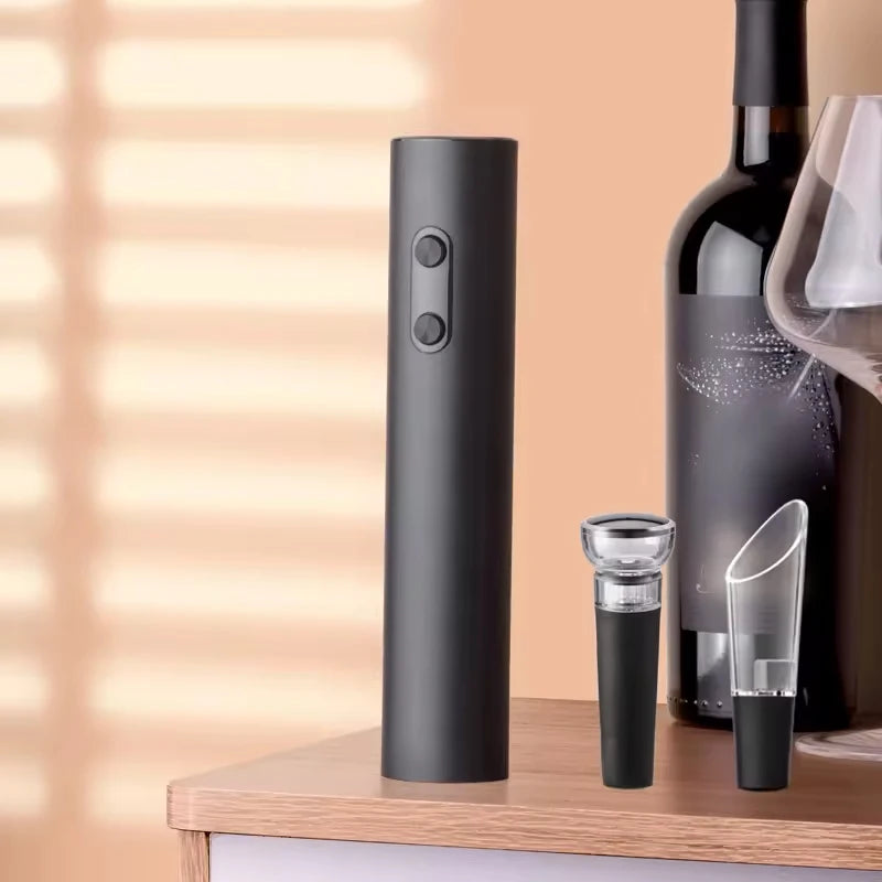Abre tu vino fácil y rápido con este sacacorchos eléctrico