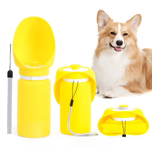 Creative Foldable Pets Water Feeding Bottle Portable Walking Dog Cat Silica Gel Mug Drinking Feeder Dispenser Cup Pet Supplies