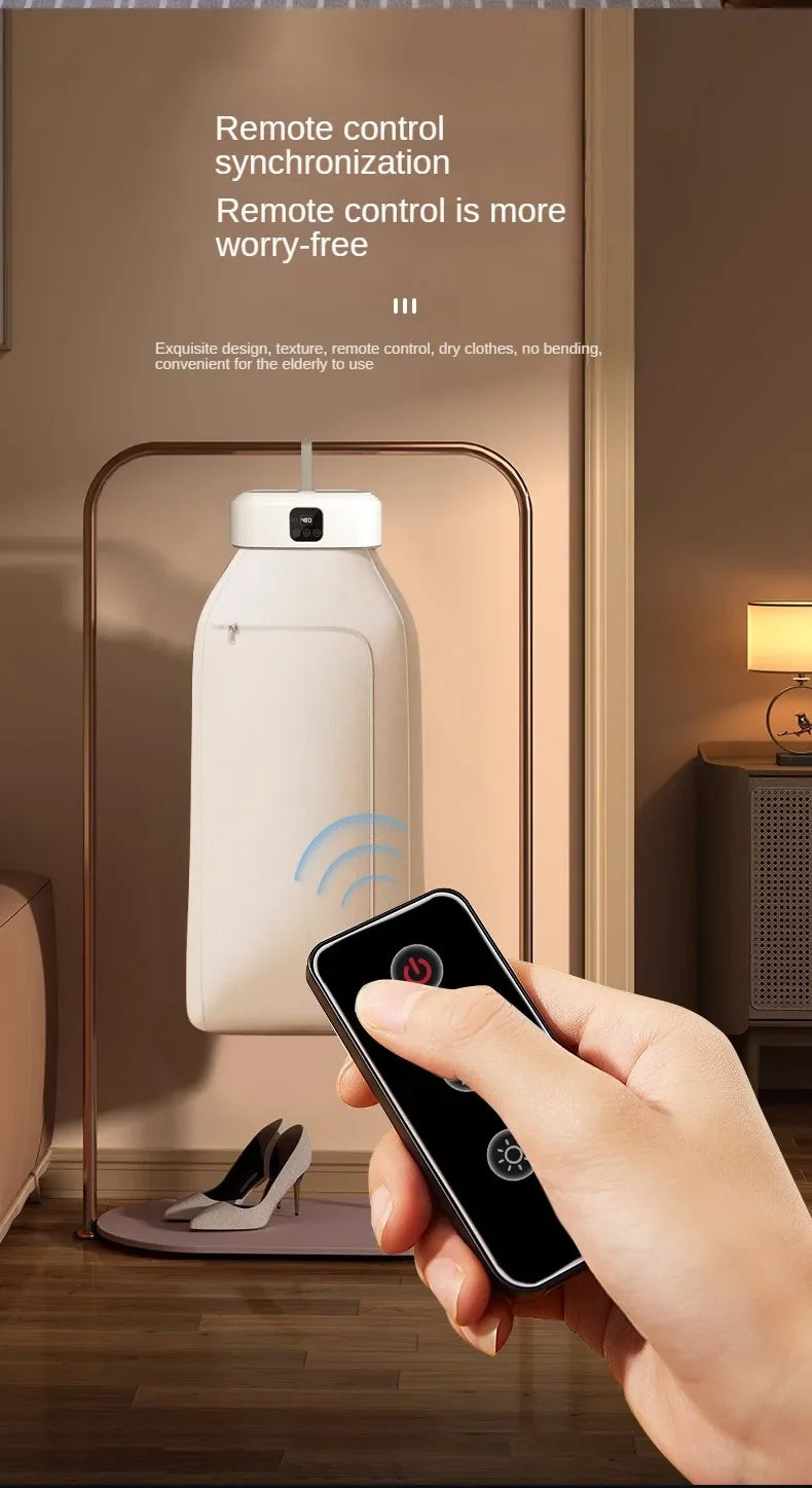 Secadora de Ropa Plegable  Inteligente, UV y Portátil para Viajes
