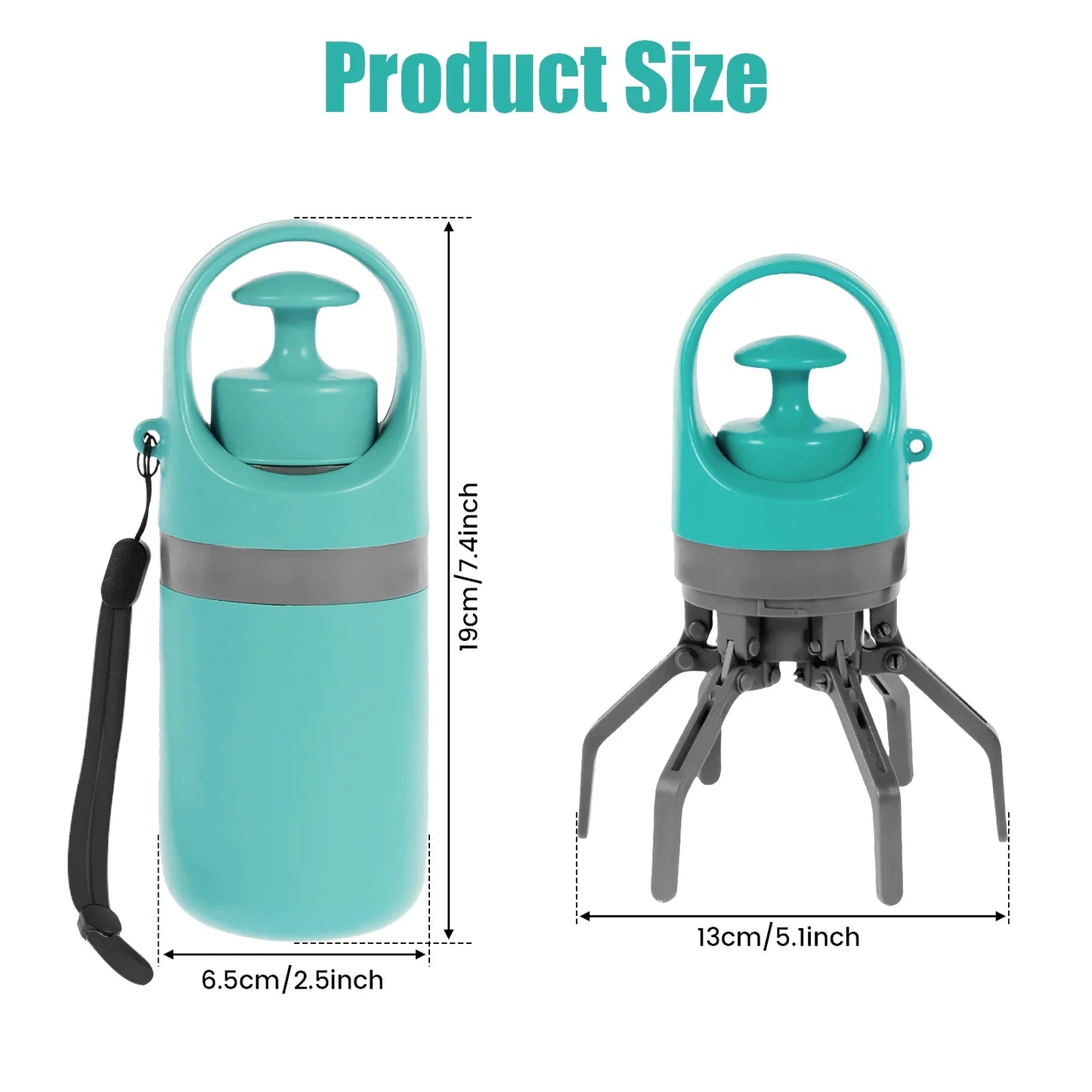 🐾 Innovative Portable Pet Toilet Set – Dog Poop Shovel & Waste Bag Dispenser