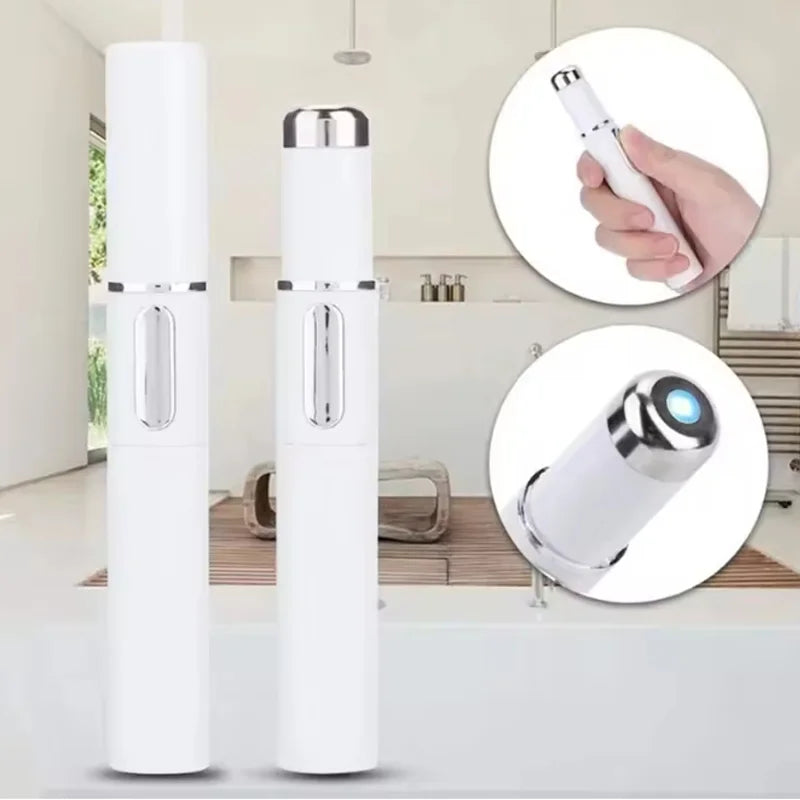 Blue light therapy pen for spider veins
