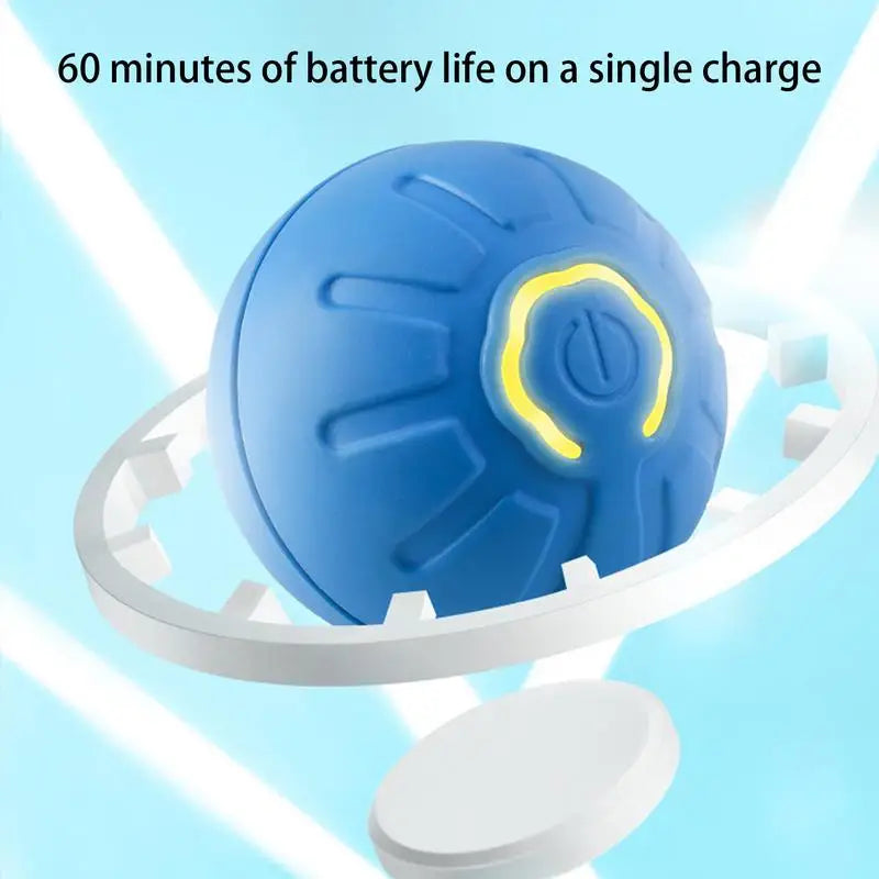Pelota Inteligente para Mascotas: Juguete Eléctrico Interactivo con Carga USB