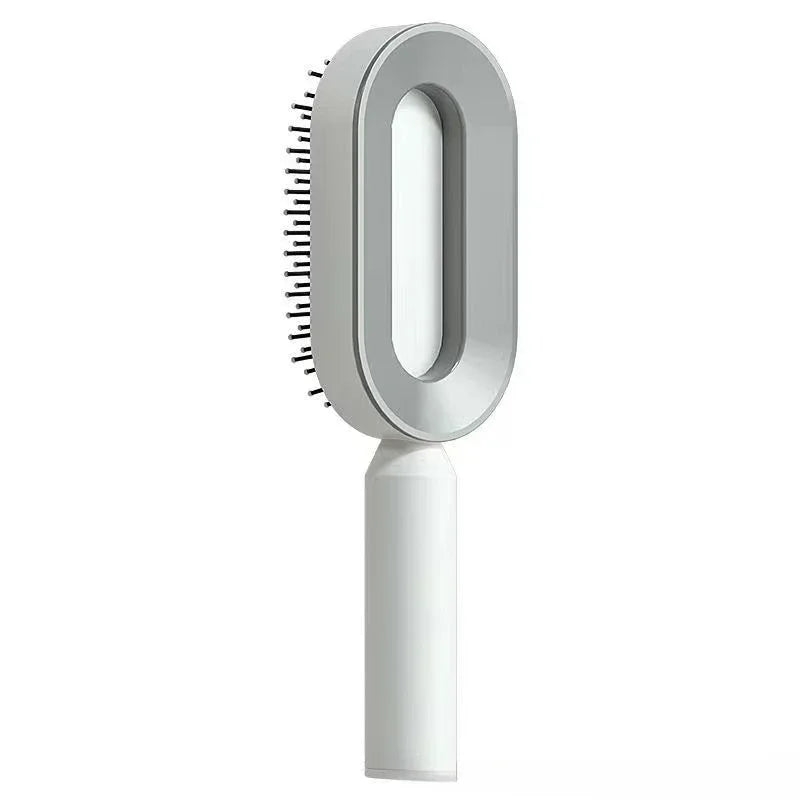 Cepillo de Pelo Auto-Limpiante  Masaje Capilar y Antiestático