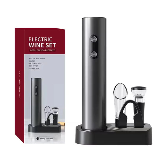 Abre tu vino fácil y rápido con este sacacorchos eléctrico