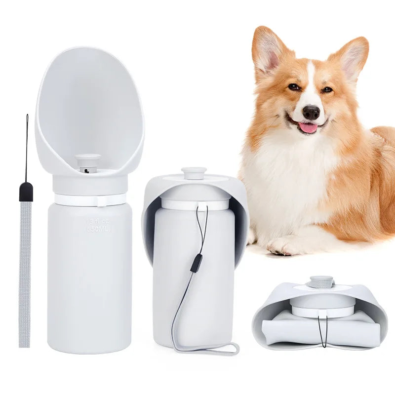 Creative Foldable Pets Water Feeding Bottle Portable Walking Dog Cat Silica Gel Mug Drinking Feeder Dispenser Cup Pet Supplies