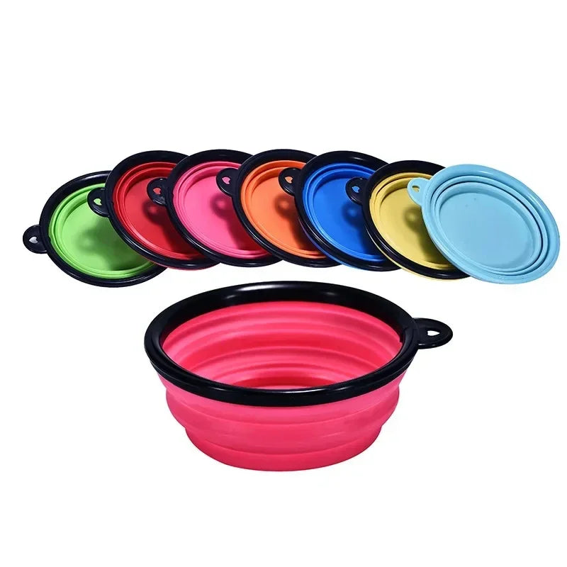 🐾 Foldable 350mL Pet Bowl  Portable Dog Travel Accessory