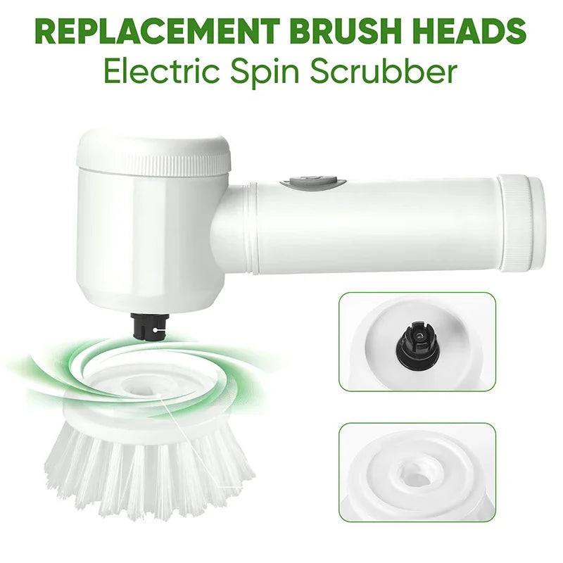 Electric Spin Scrubber con 5 Cepillos Limpieza ...


