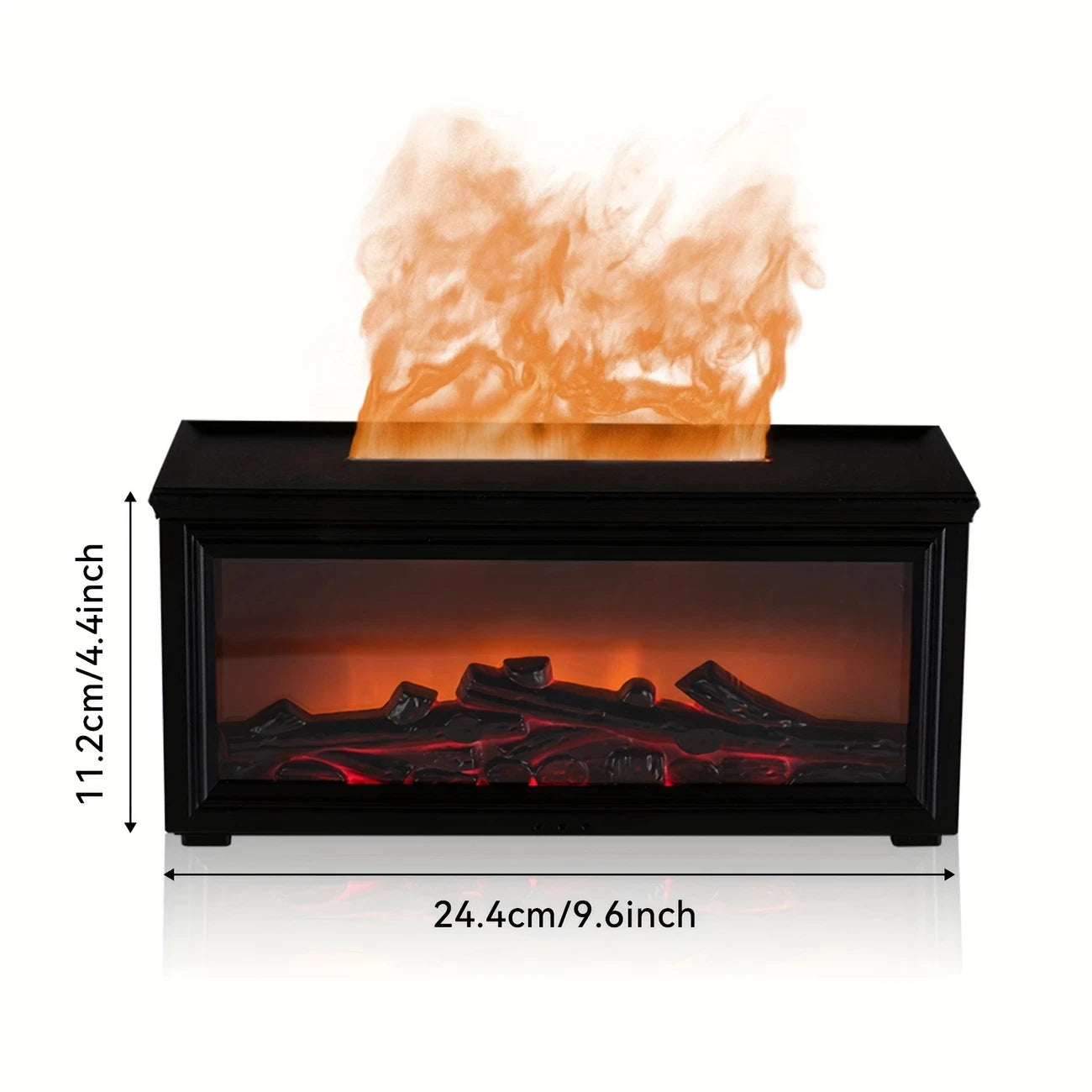 🔥 Flame Diffuser & Humidifier USB, Remote Control & Essential Oils