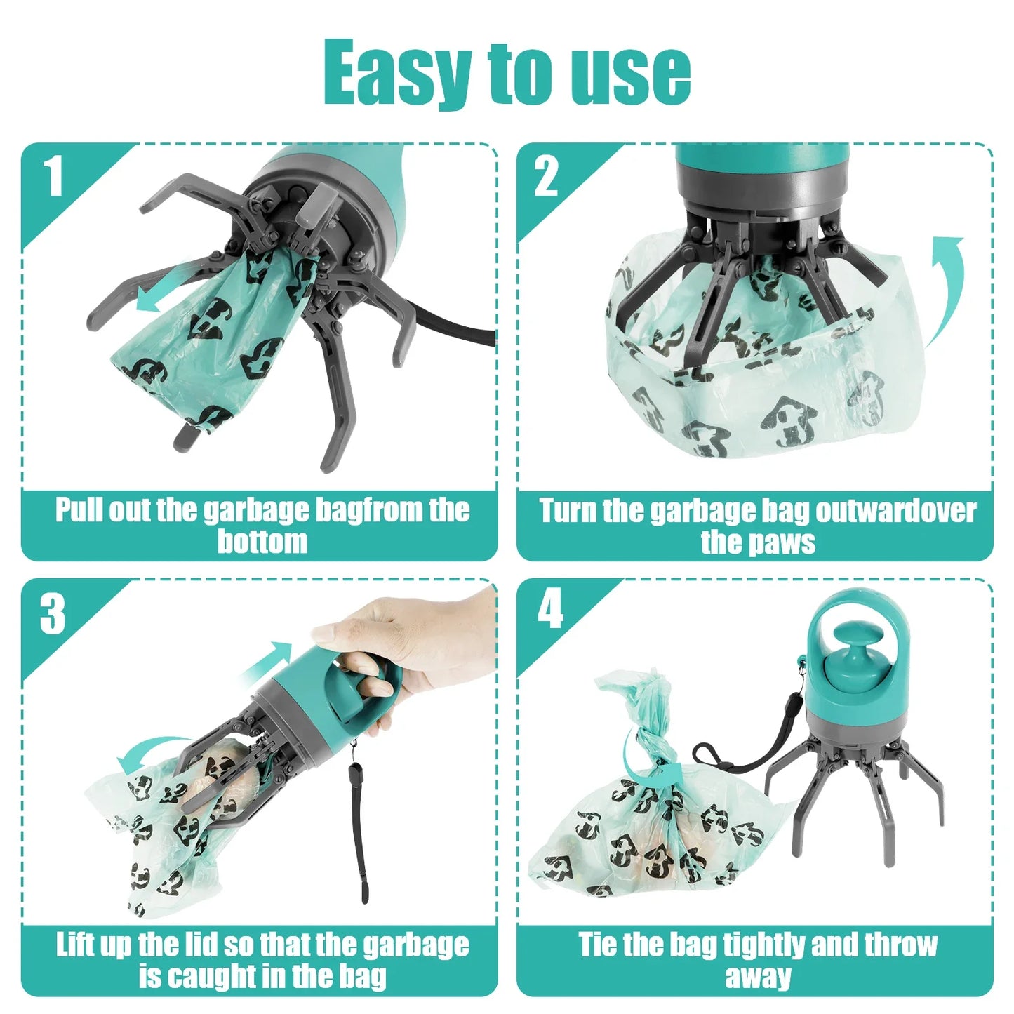 🐾 Innovative Portable Pet Toilet Set – Dog Poop Shovel & Waste Bag Dispenser